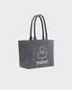 Isabel Marant Tote Bag Yenky Zipped Black ONESIZE