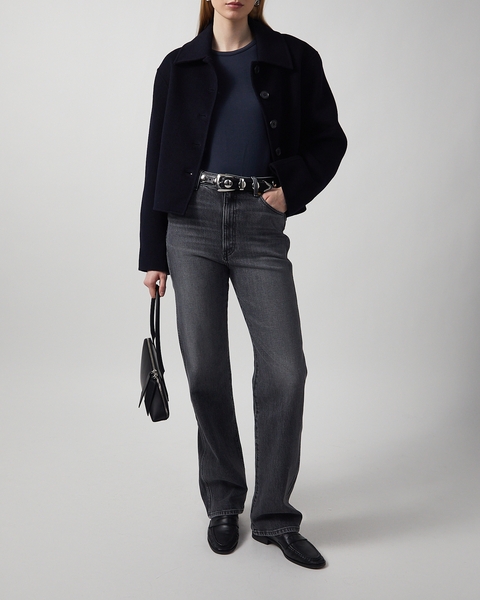 T-Shirt Baby Tee Modal Navy 2