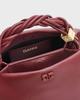 GANNI Väska Bou Small Burgundy  ONESIZE