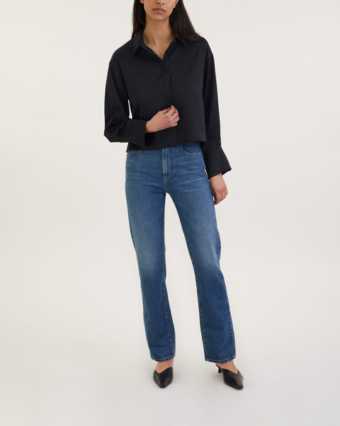 Shirt Cassie Satin Svart 2