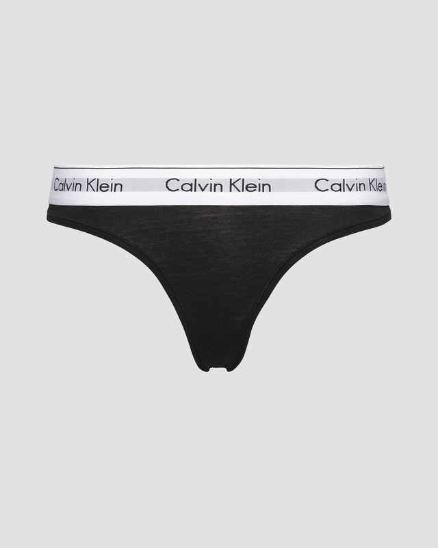 Calvin Klein Thong Svart XL