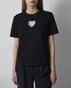 CLOEYS T-shirt heart white Black S