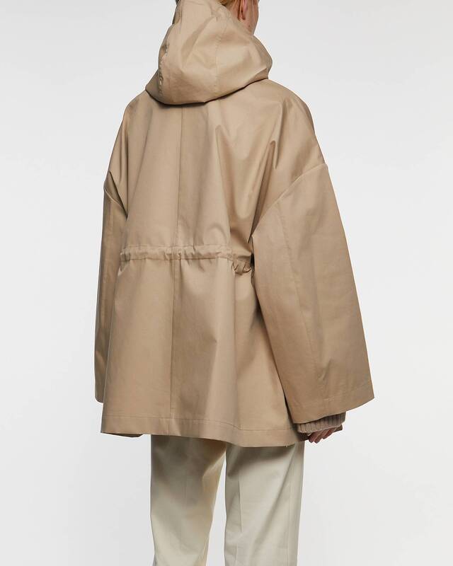 Moncler Jacka Gaillon Short Parka Ljusbeige MONCLER 2 (M)