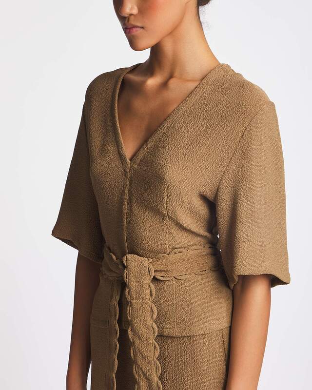 By Malene Birger Blouse Ullas Ljusbrun 42