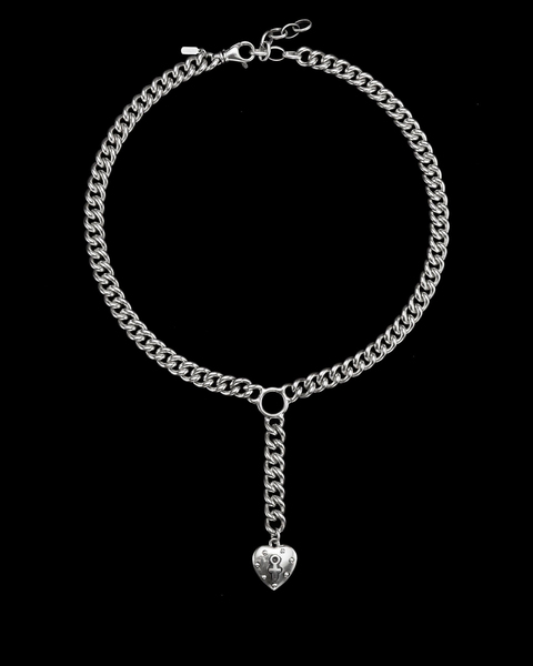 Chunky Chain Empress Necklace Silver ONESIZE 1