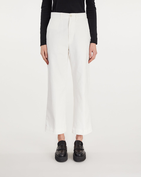 Trousers cropped Chinos  White 1