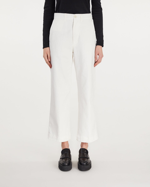 Byxa Cropped Chinos Vit 1