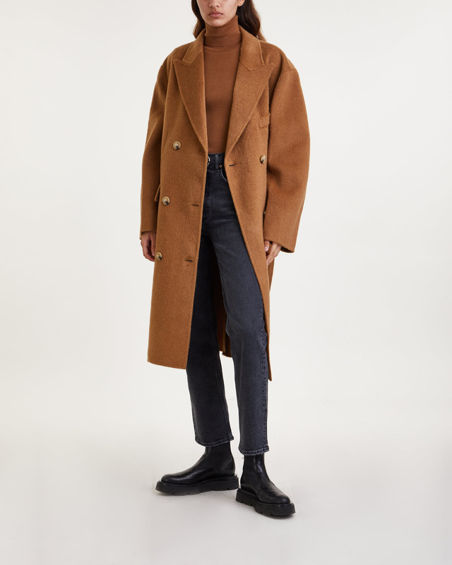 Filippa K Topp Merino Elbow Sleeve Camel XS