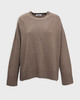 Teurn Studios Sweater Cashmere Crewneck Brun L