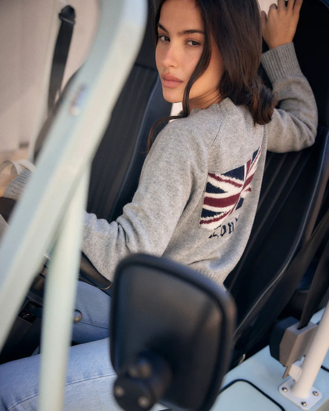 CLOEYS Sweater City London Grey Grå XS-S