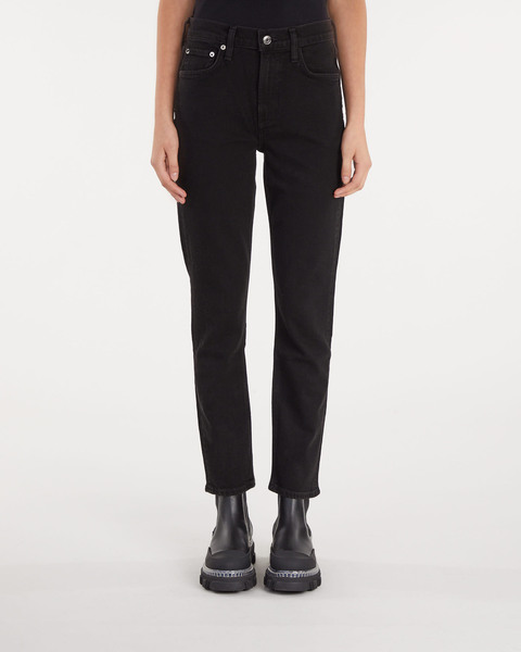 Jeans Merrel Mid Rise Straight  Svart 1