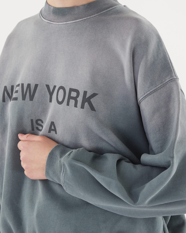 Anine Bing Jaci Sweatshirt Myth New York  Grå XS