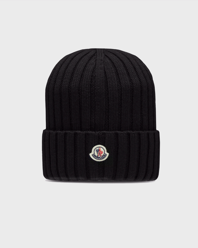 Moncler Beanie Wool Tricot  Black ONESIZE