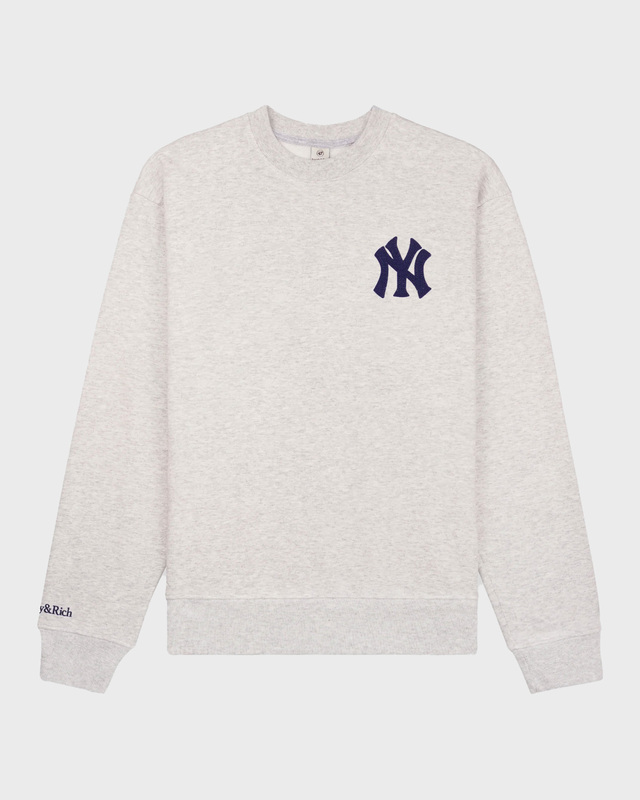 Sporty & Rich Sweatshirt Heritage Yankees Crewneck Grey S