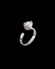 Maria Nilsdotter Ring Tiny Claw Pearl  Silver 17 MM