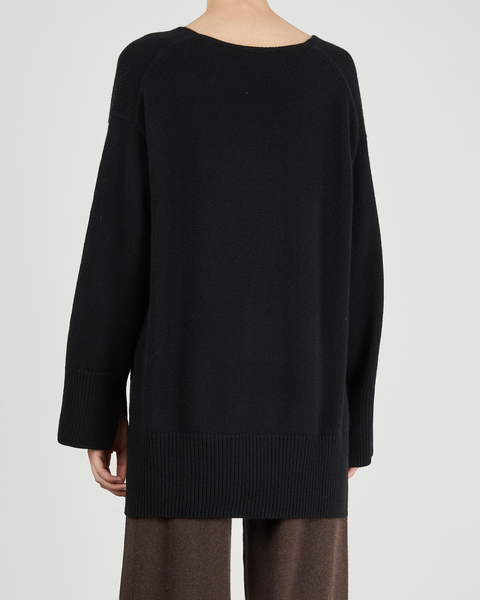 Cashmere Sweater Victoria V-Neck Black 2