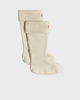 Hunter Socks Fleece Tall Boot White L