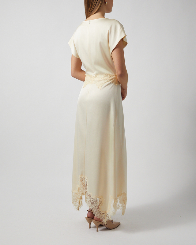 Wakakuu Icons Klänning Ray Lace Ljusgul XL