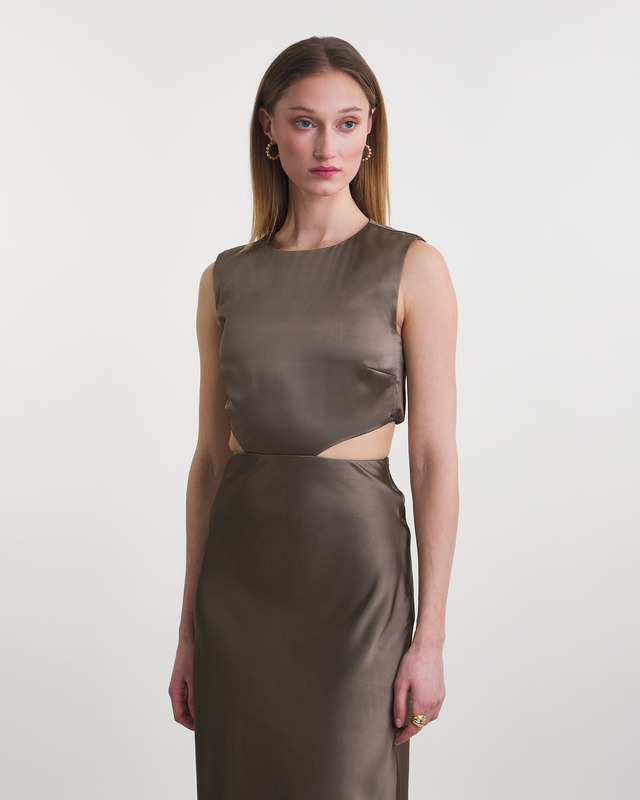 Wakakuu Icons Dress Celina Taupe L