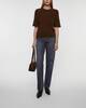 Dagmar Top Brushed Alpaca Brun XS