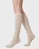 Swedish Stockings Strumpor Bodil Chunky Knee-Highs Grå 36-38