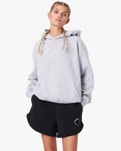 Hoodie Organic Grey melange 1