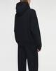 ROTATE Birger Christensen Hoodie Washed Heavy Sweat Svart L