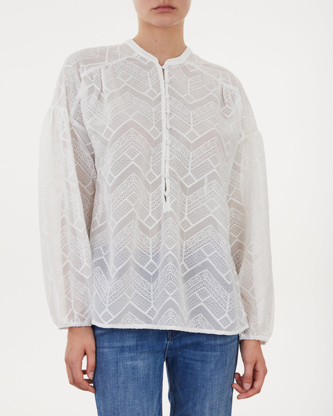 Blus Darya Embrodery Vit 1