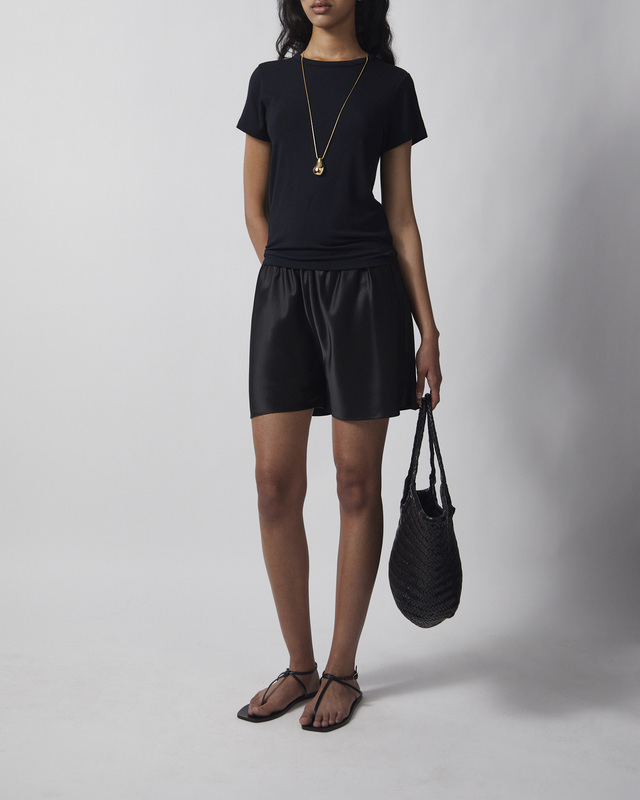 Almada Shorts Bim Satin Black M