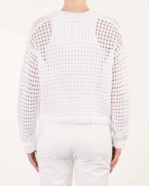Kofta Crochet Cardigan Vit 2