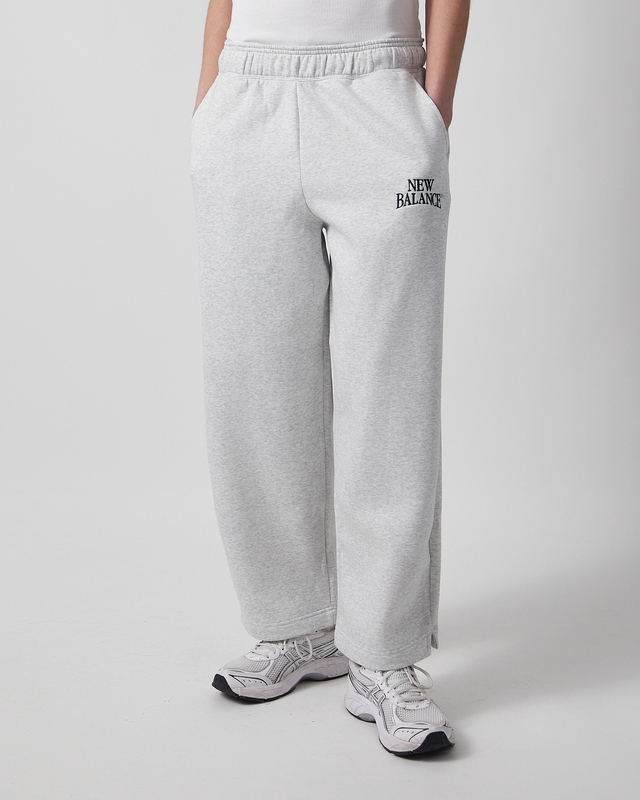 New Balance Byxa Trackside Fleece Barrel Grå L