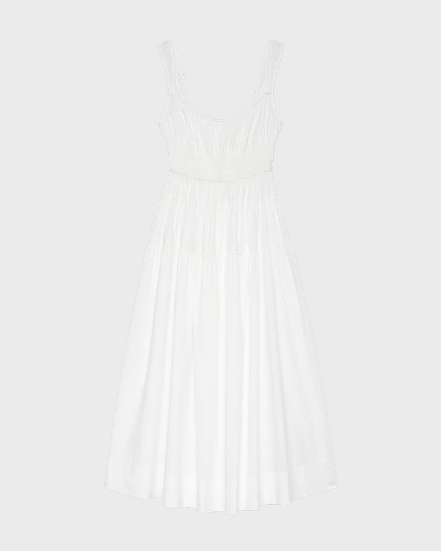 DÔEN Kjole Clover White S