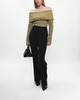 Ganni Top Sparkle Doubleface Knit Guld M
