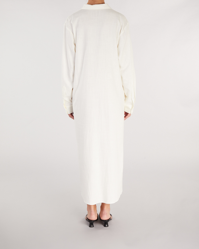 Wakakuu Icons Klänning Linen Shirt Vit S