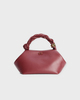 GANNI Väska Bou Small Burgundy  ONESIZE