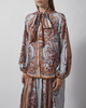 Zimmermann Blouse Aster Tie Neck 2 (M-L)