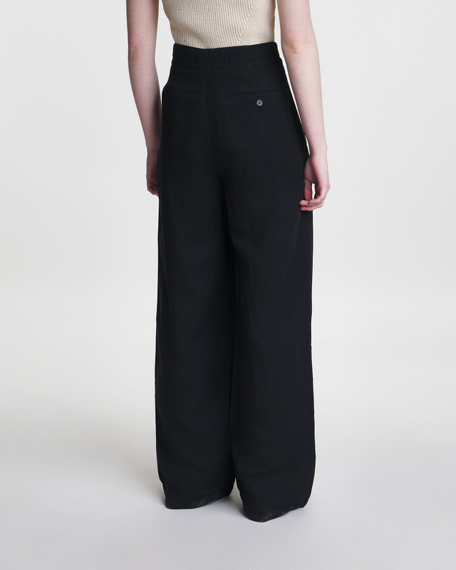 HOPE Byxor Slow Wide-Leg Svart 36