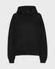 ROTATE Birger Christensen Hoodie Washed Heavy Sweat Svart L