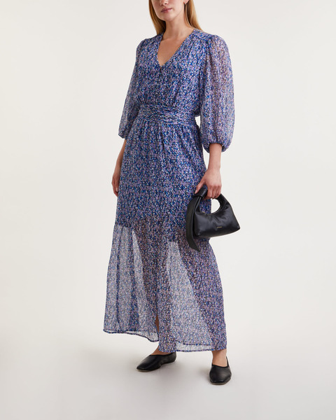 Dress Peony Maxi Print Multicolor 1