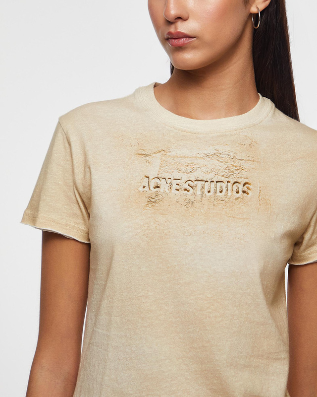 Acne Studios T-shirt Graphic Logo Sand S