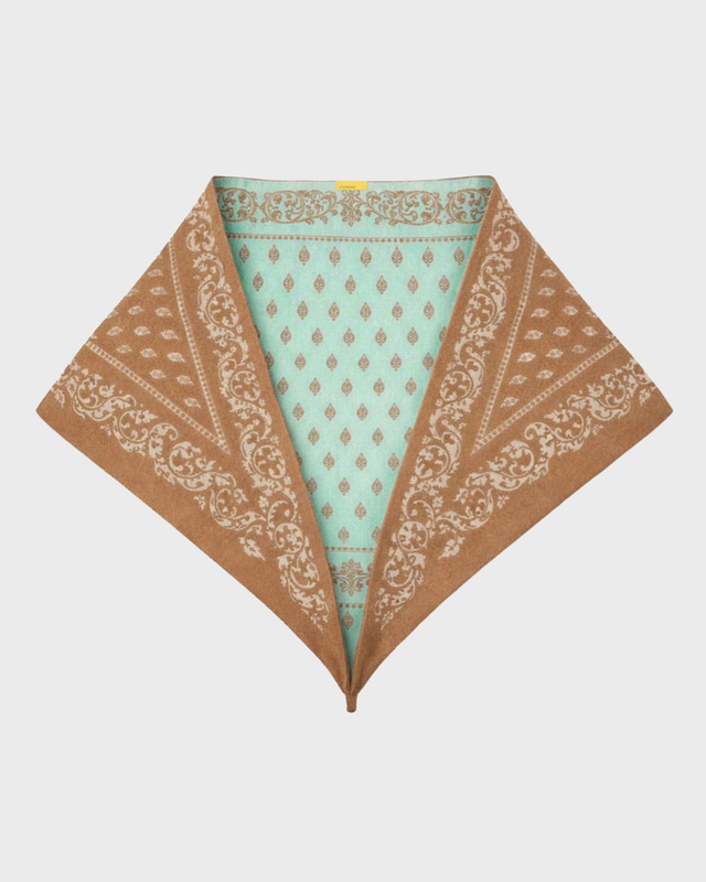 Guest In Residence Cashmere Scarf The Wild Rag Beige/blå ONESIZE