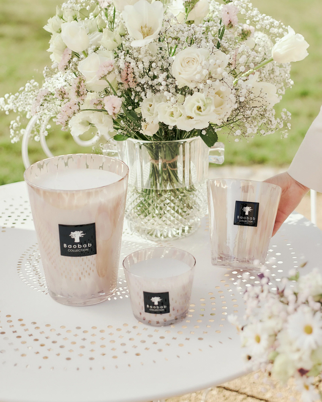 Baobab Doftljus Max 10 White Pearls  Pearl ONESIZE