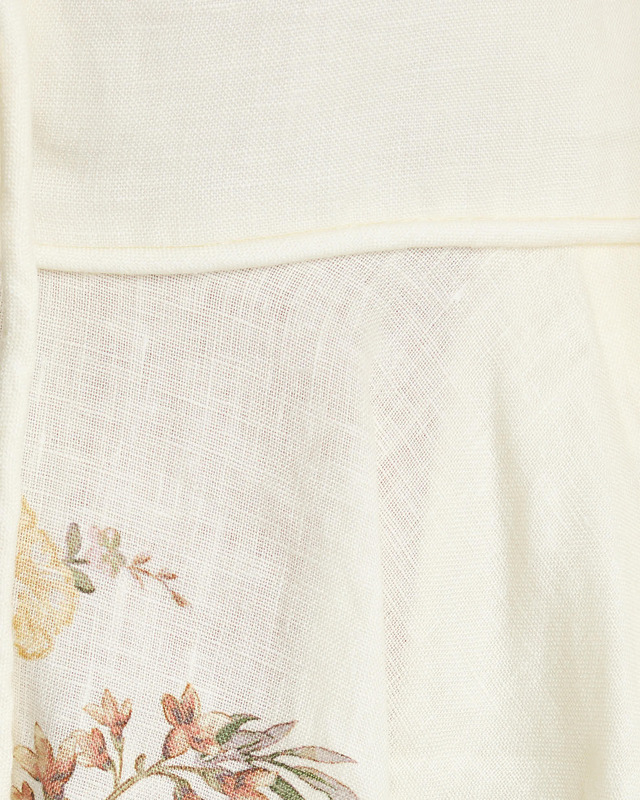 Zimmermann Klänning Waverly Plunge Mini Creme 1 (S-M)