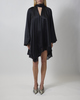 Malina Miniklänning Norea Lace Hem Satin Mini Black 36