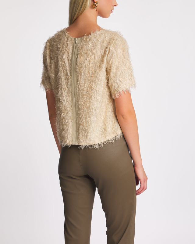 By Malene Birger Top Acina Beige 40