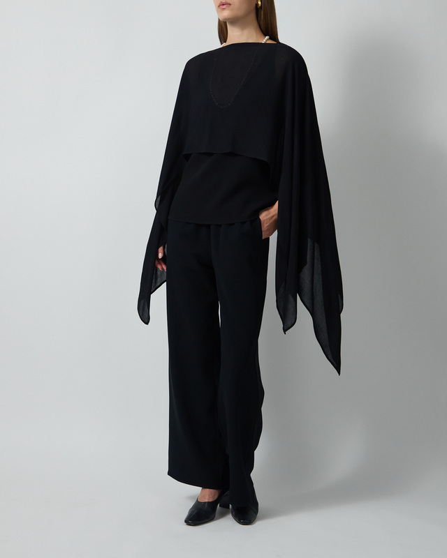 Wakakuu Icons Cape Ilse Sheer Svart ONESIZE