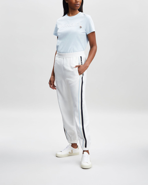 Trousers Twill Jogging Offwhite 1