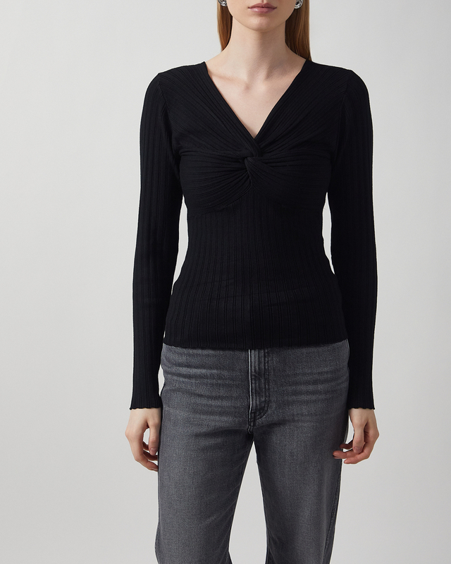 Andiata Top Polly Knit White L