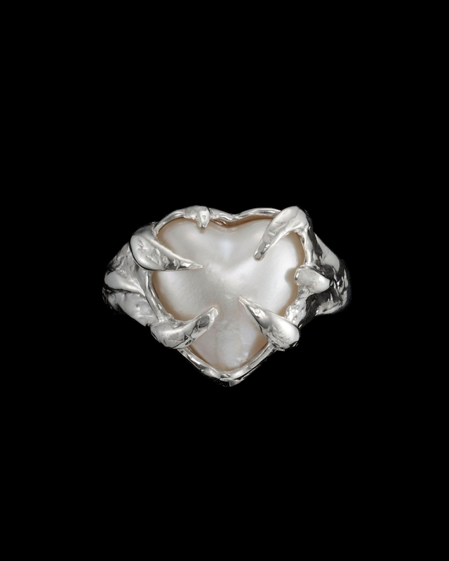 Maria Nilsdotter Ring Seven of Wands Silver Silver 18mm