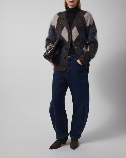 Kofta Elaria Brushed Cashmere Grå 2